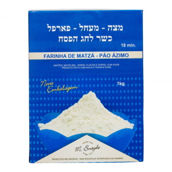 FARINHA DE MATZA M.SNAYDE 1KG FARINHA DE MATZA M.SNAYDE 1KG