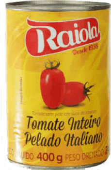 TOMATE PELADO RAIOLA 400G TOMATE PELADO RAIOLA 400G